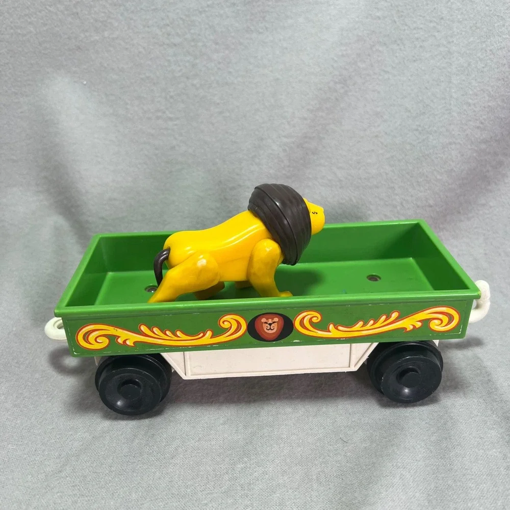 Fisher-Price Circus Train 991 Vintage 1973 Near Complete Whistle Works Original